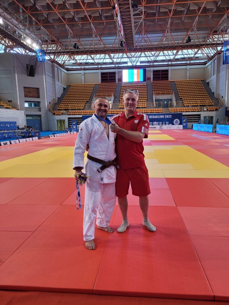 Judo podium Mistrzostw Europy Dariusz Kasprzyk